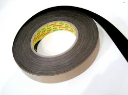 画像1: カチューシャ仕上げテープ　黒　27メートル　１巻