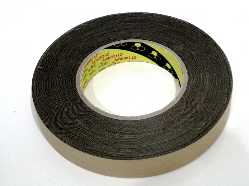 画像: カチューシャ仕上げテープ　黒　27メートル　１巻