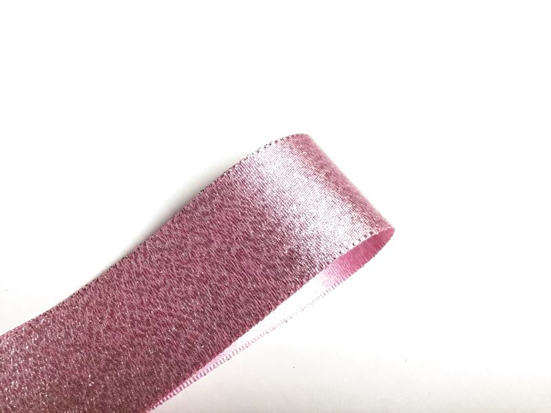 画像1: サテンメタリック40mm   薄いピンク